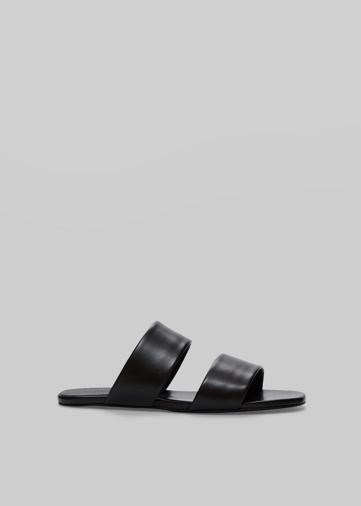 Loulou de Saison Kairo Flat Slide Sandals - Black - 2