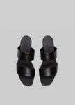 Loulou de Saison Kairo Flat Slide Sandals - Black