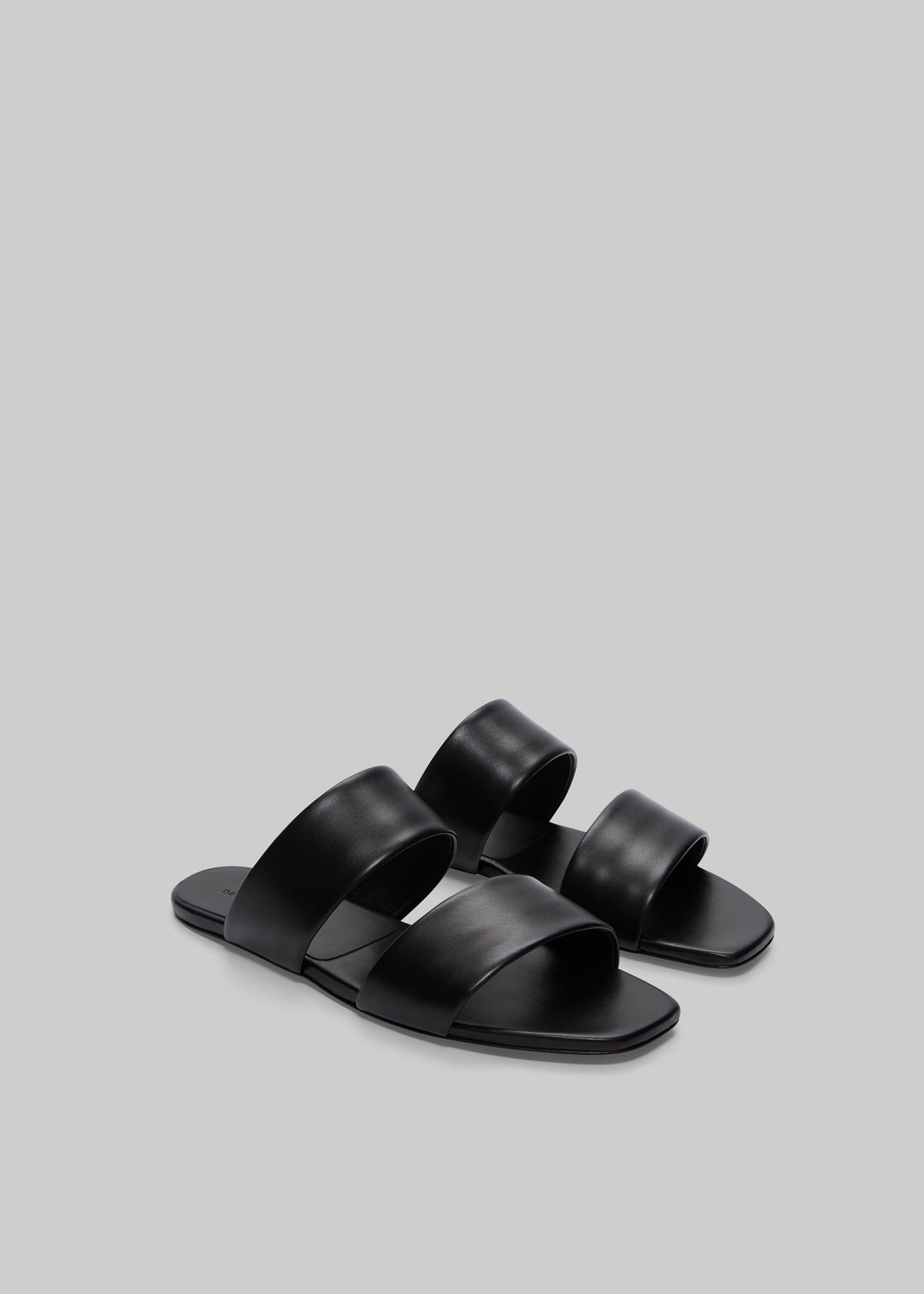 Loulou de Saison Kairo Flat Slide Sandals - Black - 4