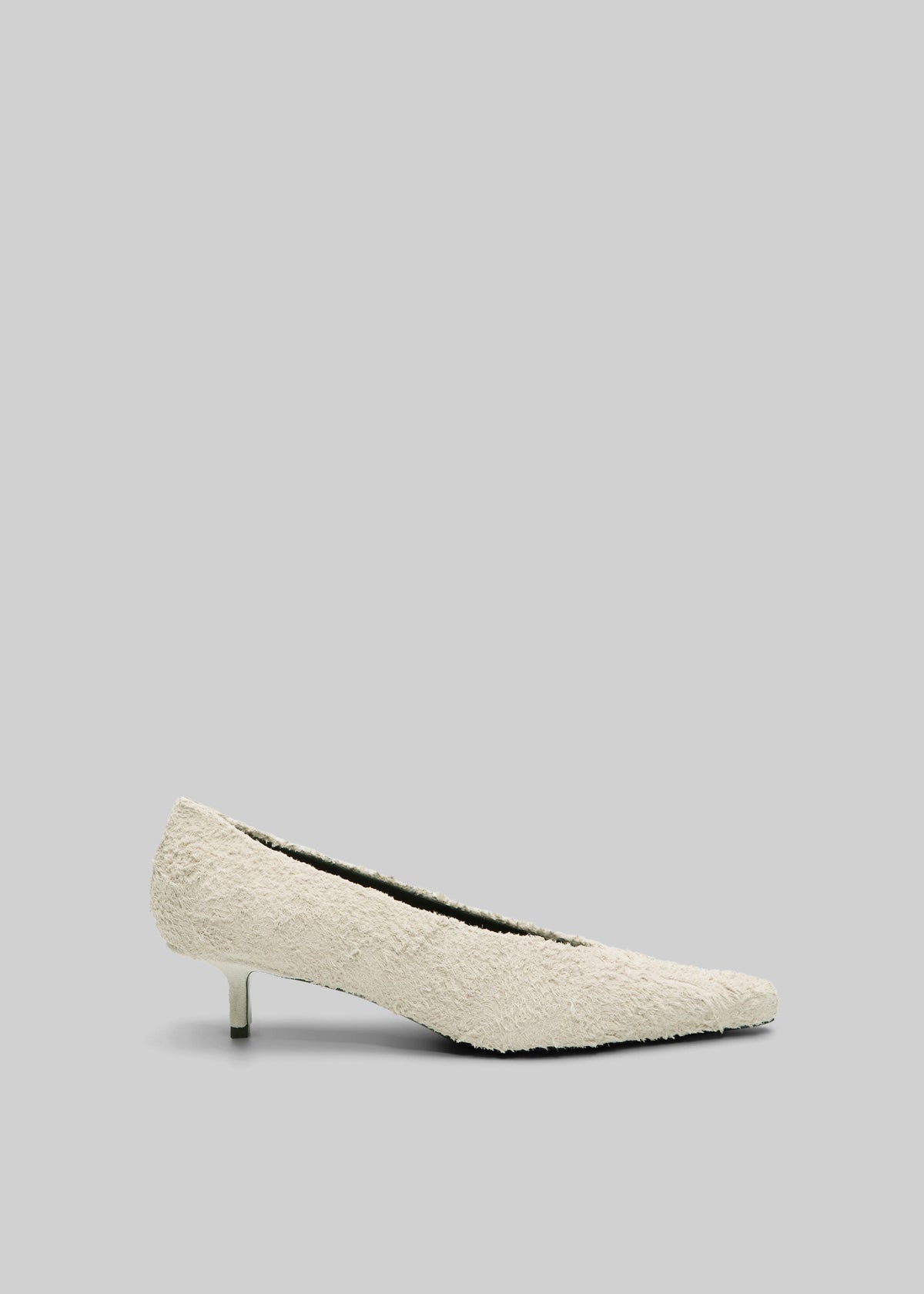 Loulou de Saison Marthe Kitten Heel Pumps - Ivory - 2