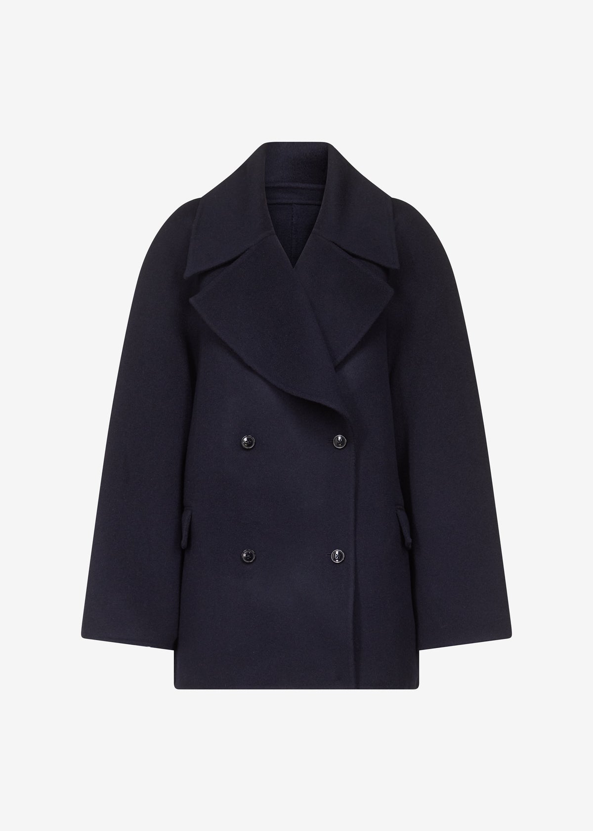 Loulou de Saison Neil Double Breasted Jacket - Navy Melange - 7