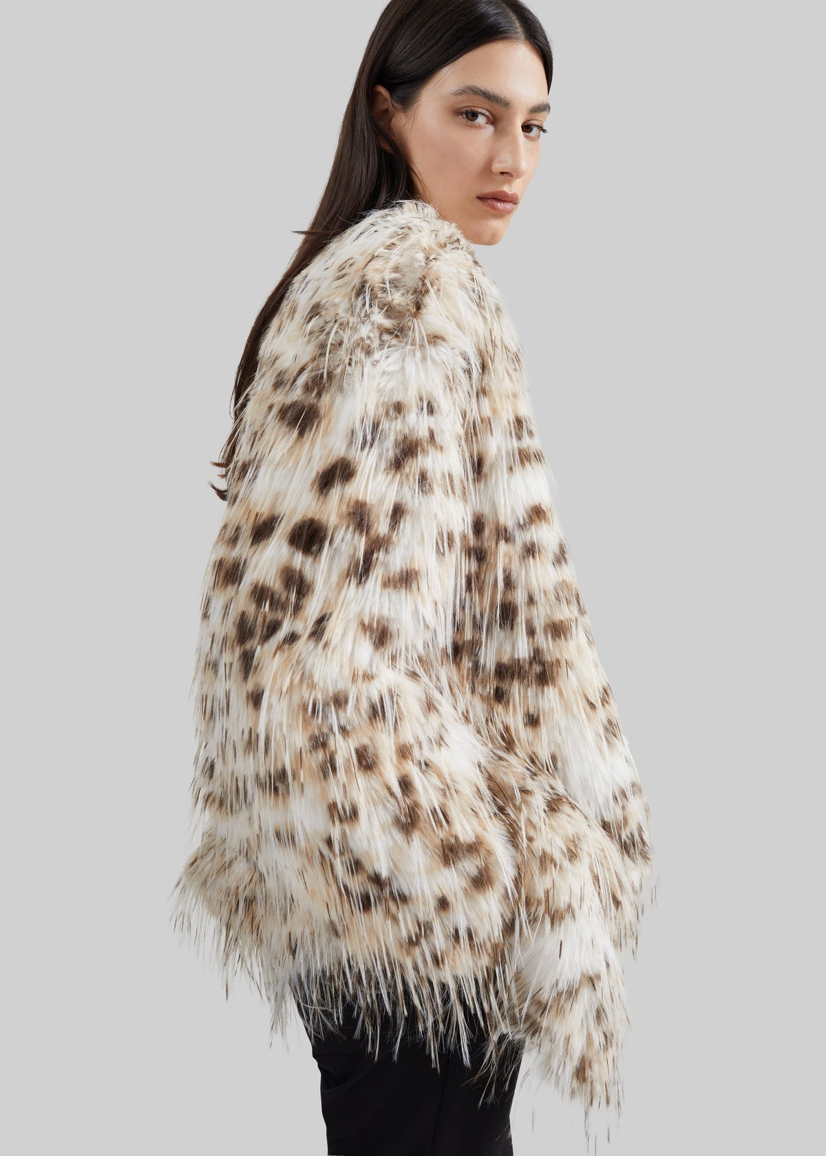 Loulou de Saison Rowe Faux Fur Coat - Lynx