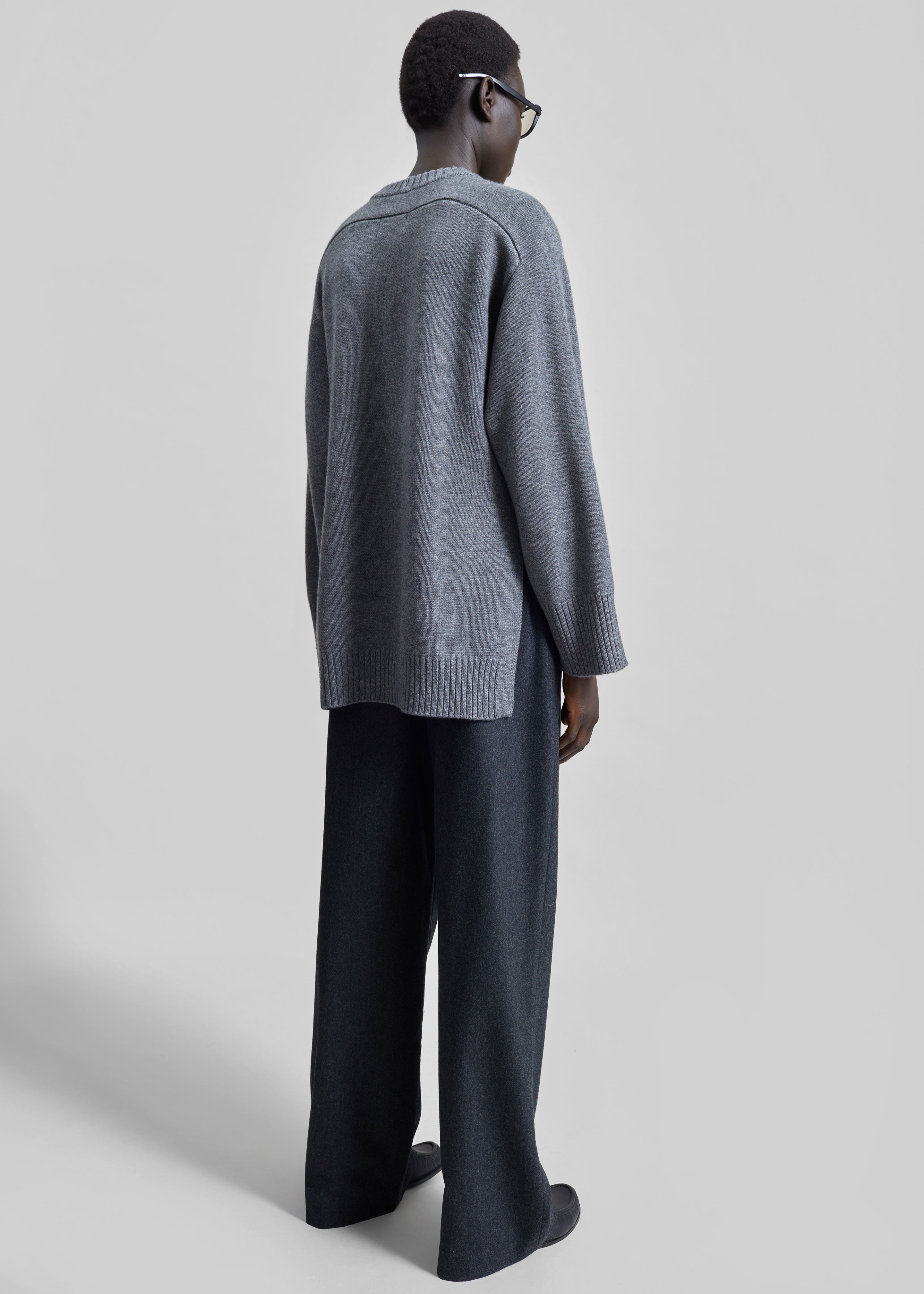 Loulou de Saison Safi LDS Cashmere Blend Sweater - Anthracite