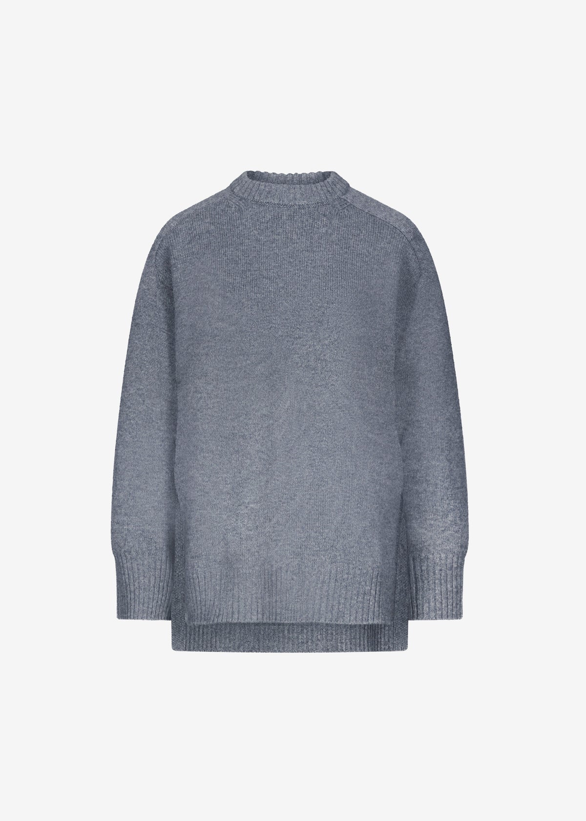 Loulou De Saison Safi LDS Long Cashmere Sweater - Anthracite Melange - 7