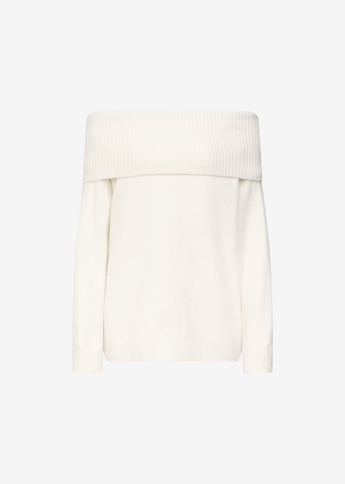 Loulou de Saison Sibyl Off-Shoulder Sweater - Ivory - 6