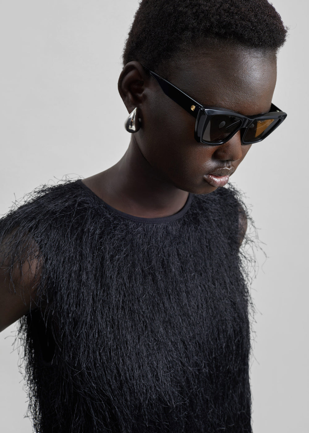 Loulou De Saison Tiwa Fringed Maxi Dress - Black - 1