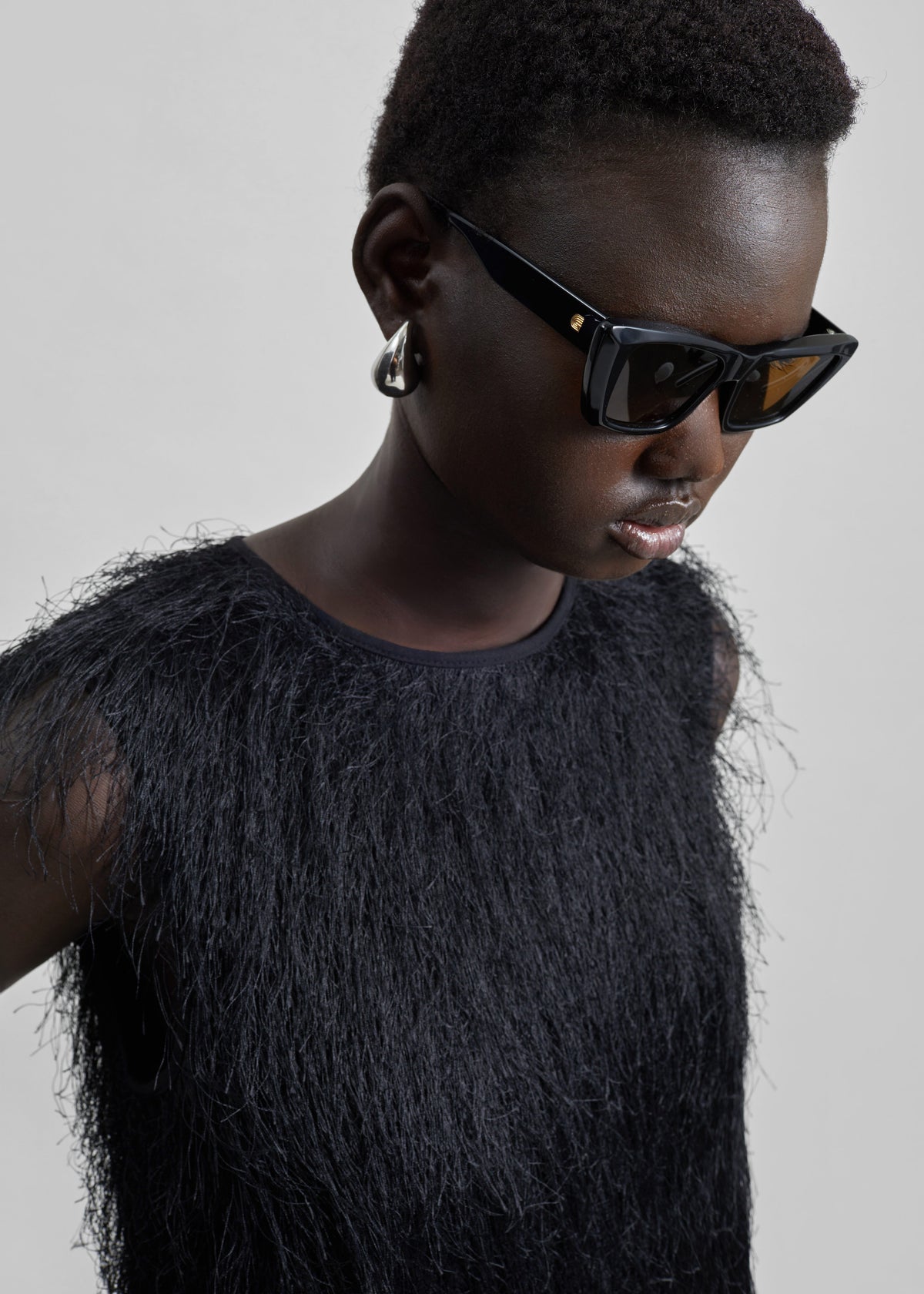 Loulou De Saison Tiwa Fringed Maxi Dress - Black - 2