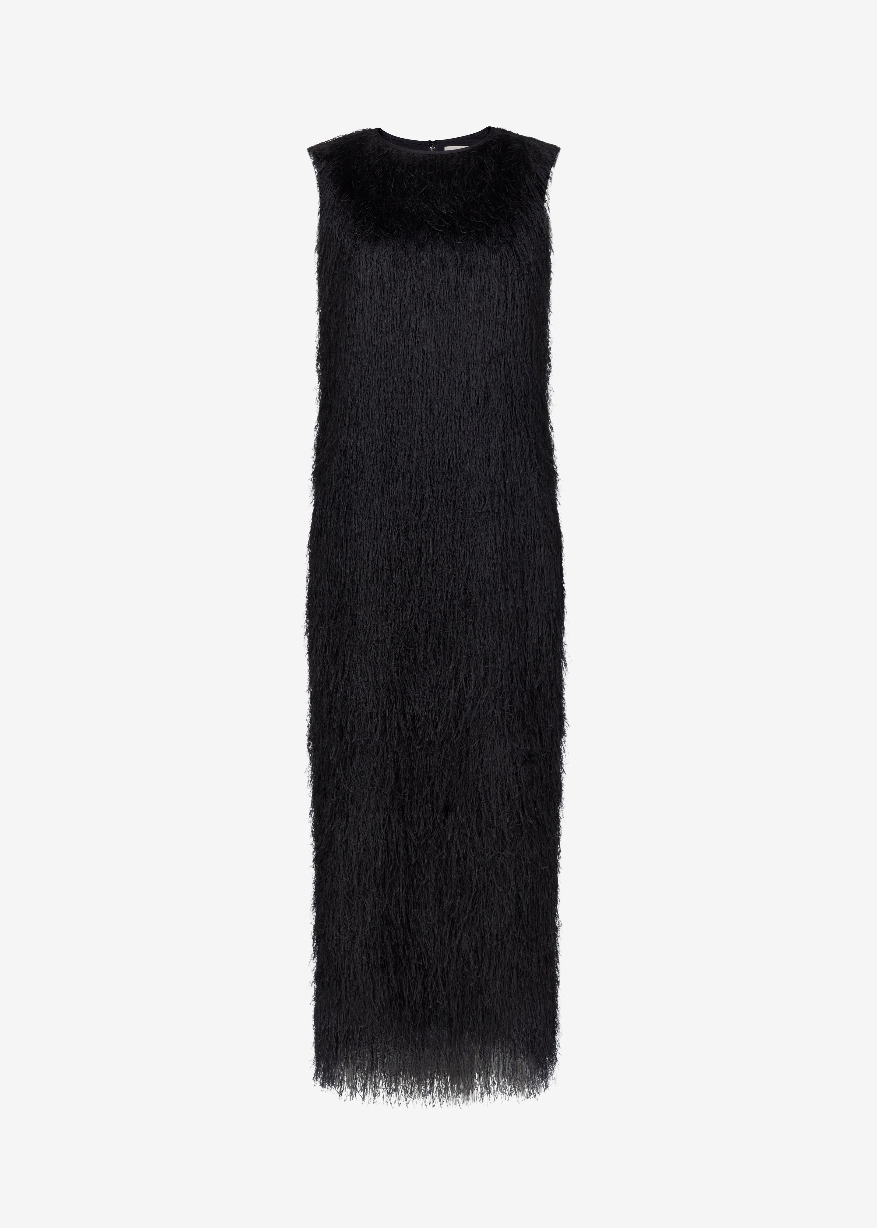 Loulou De Saison Tiwa Fringed Maxi Dress - Black - 9
