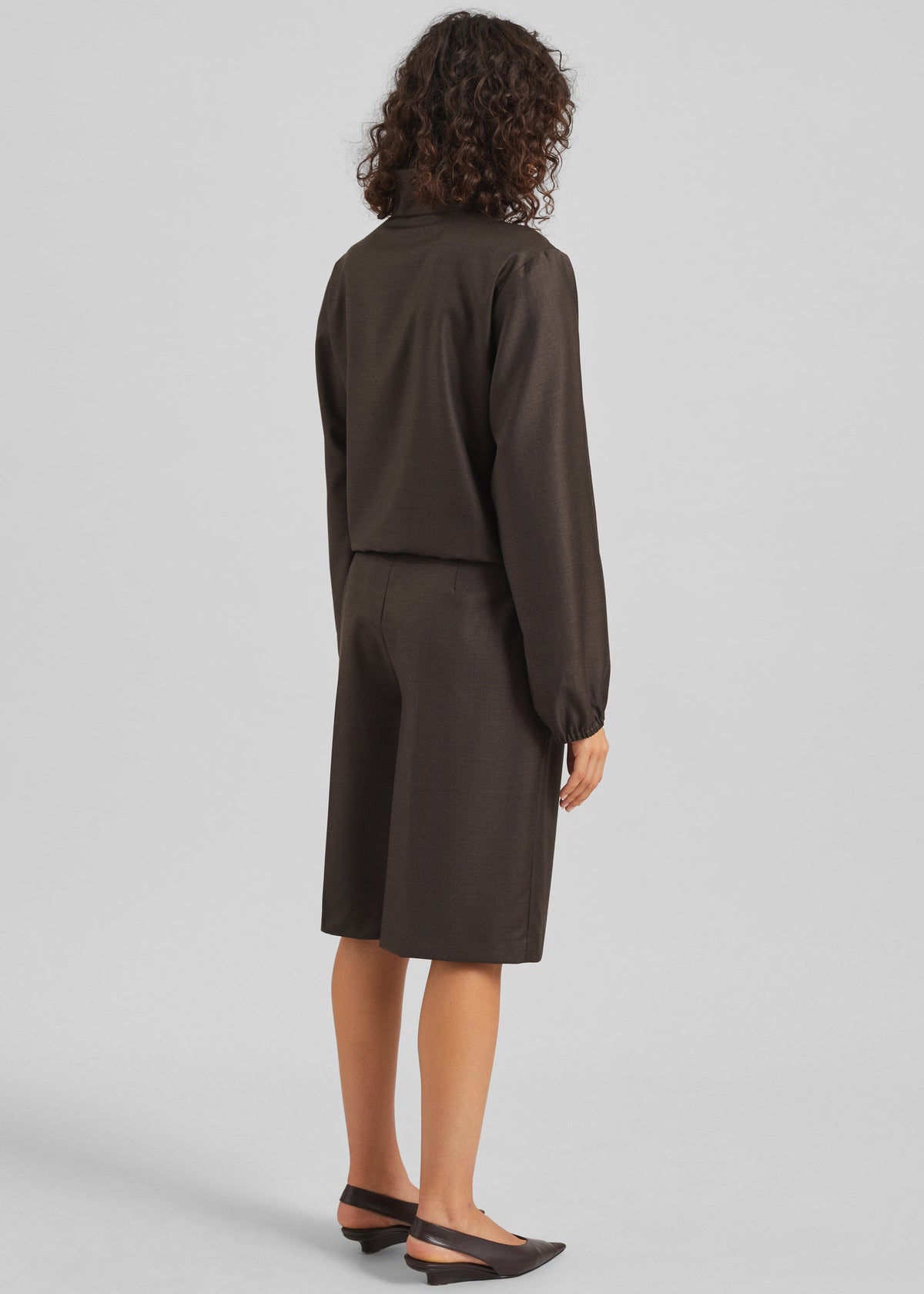 Loulou de Saison Zyla Stand Collar Jacket - Grizzly - 5