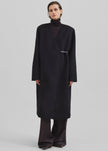 Loulou Studio Banie Long Coat - Black