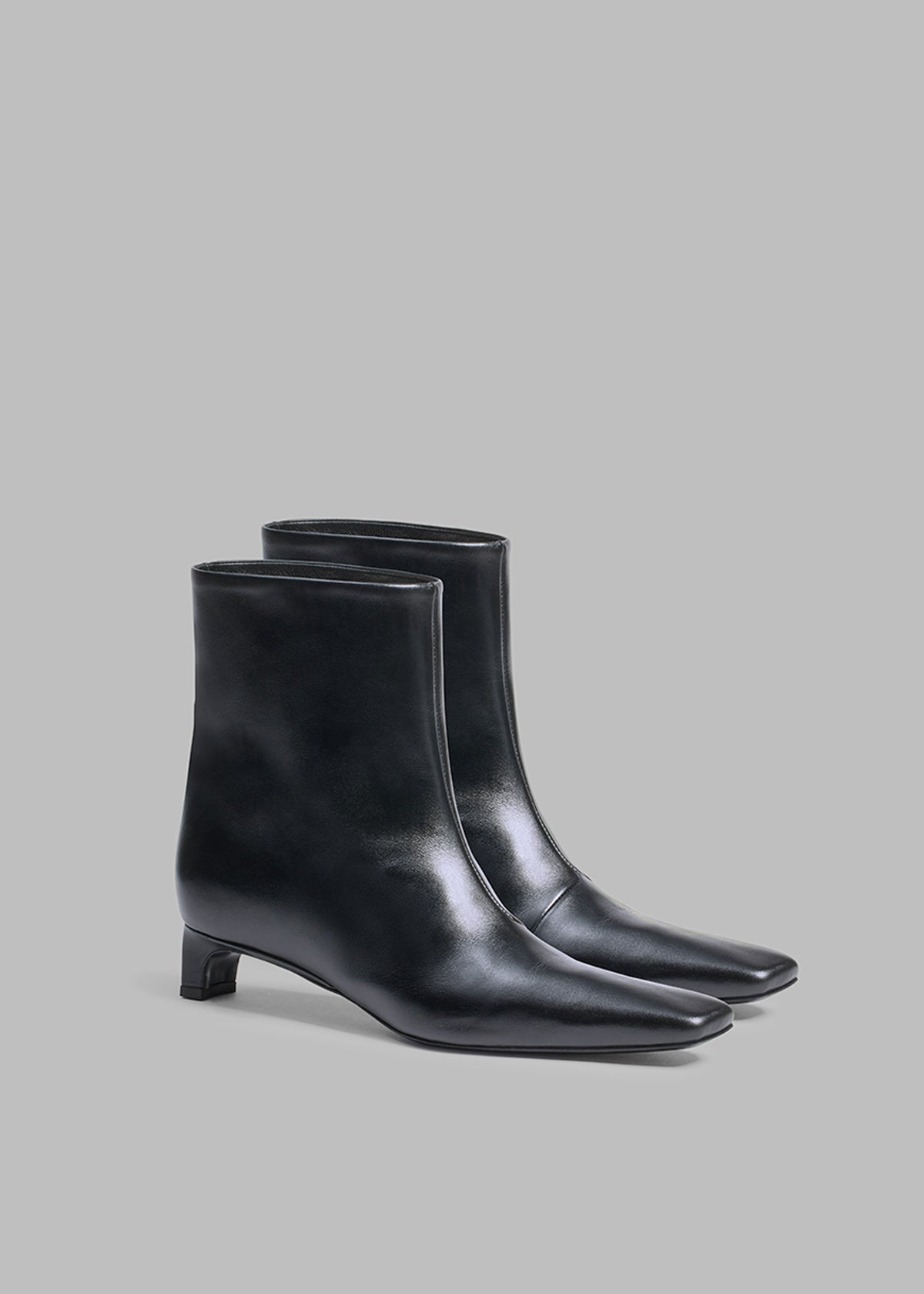 Loulou Studio Celine Ankle Boots - Black - 1