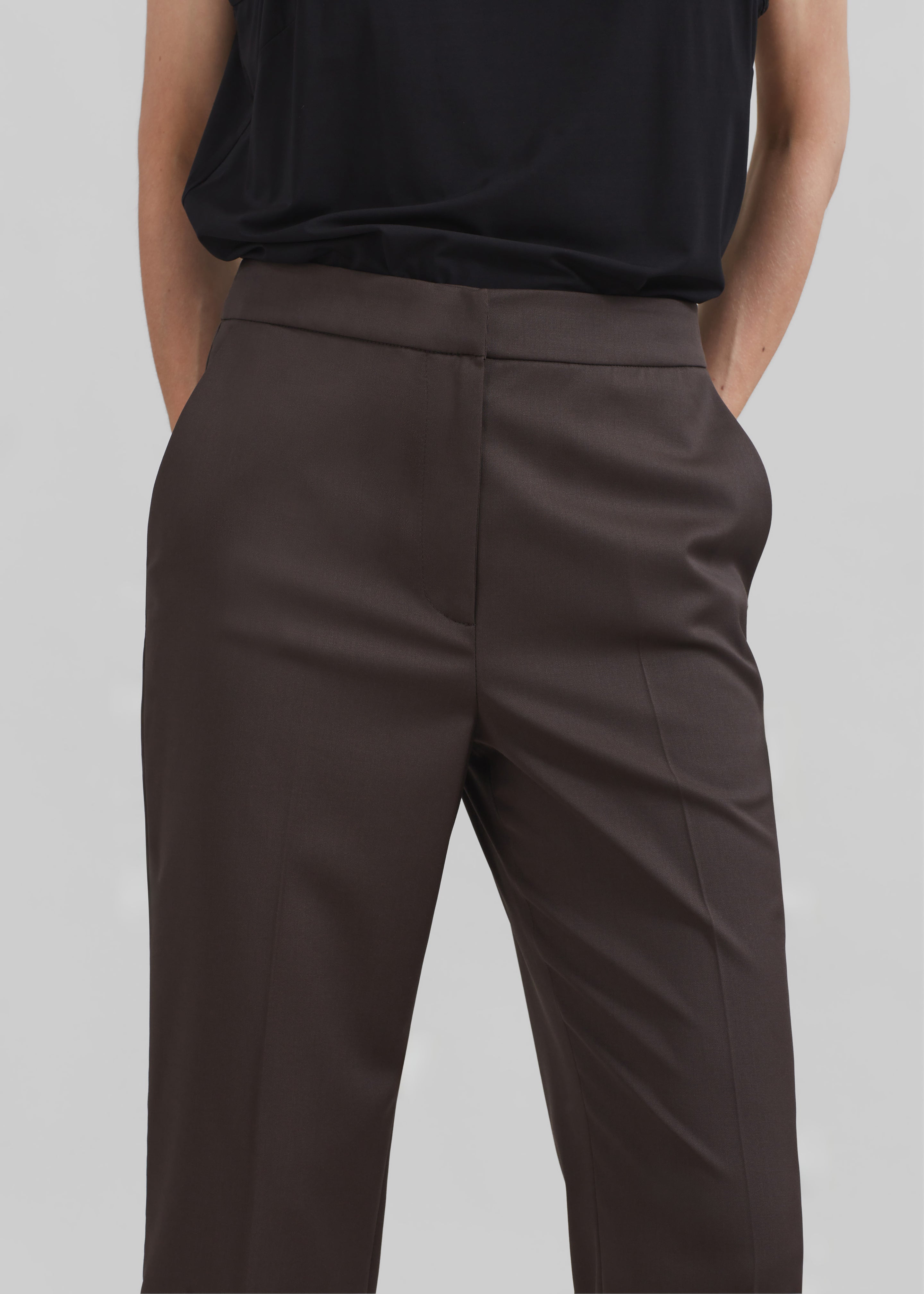 Loulou Studio Dorkas Pants - Choco - 3