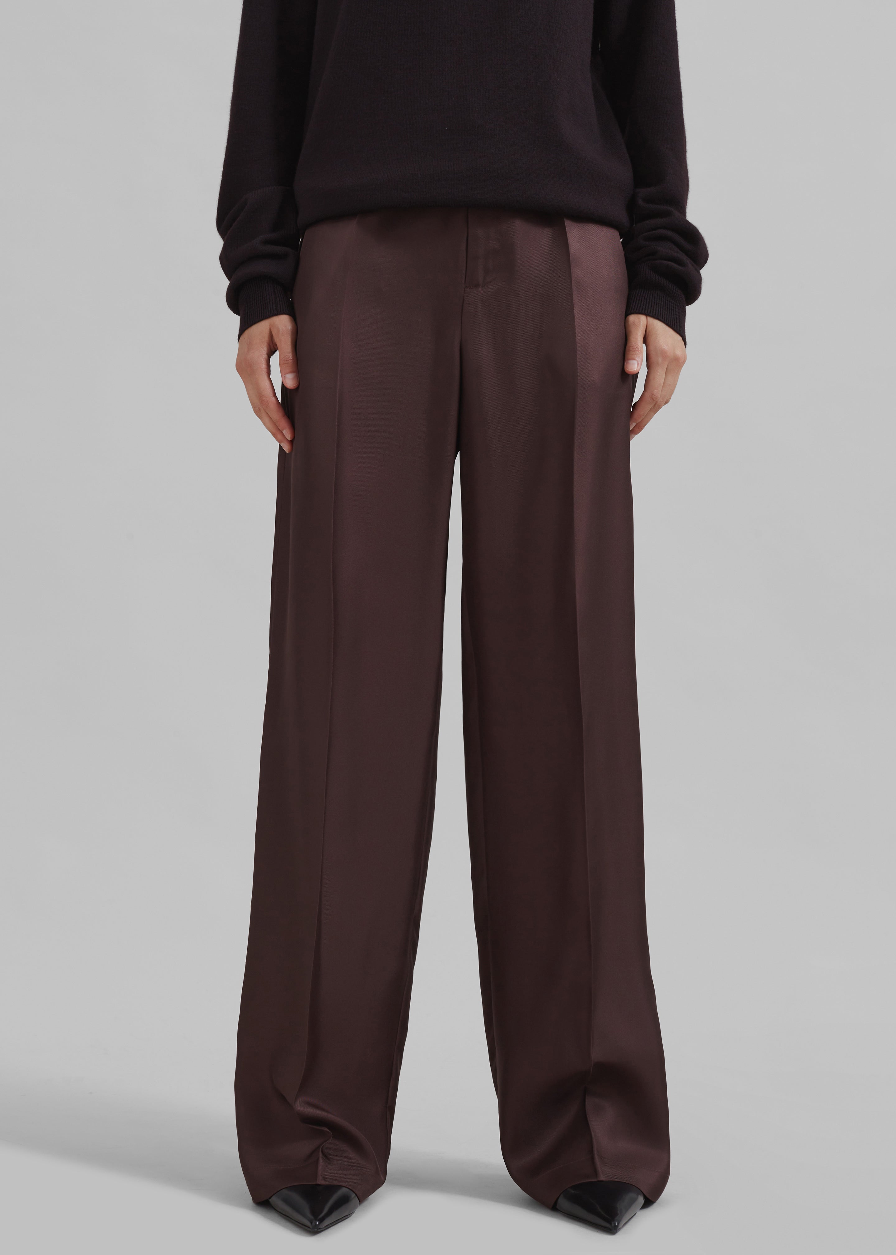 Loulou Studio Fafila Pants - Choco - 6