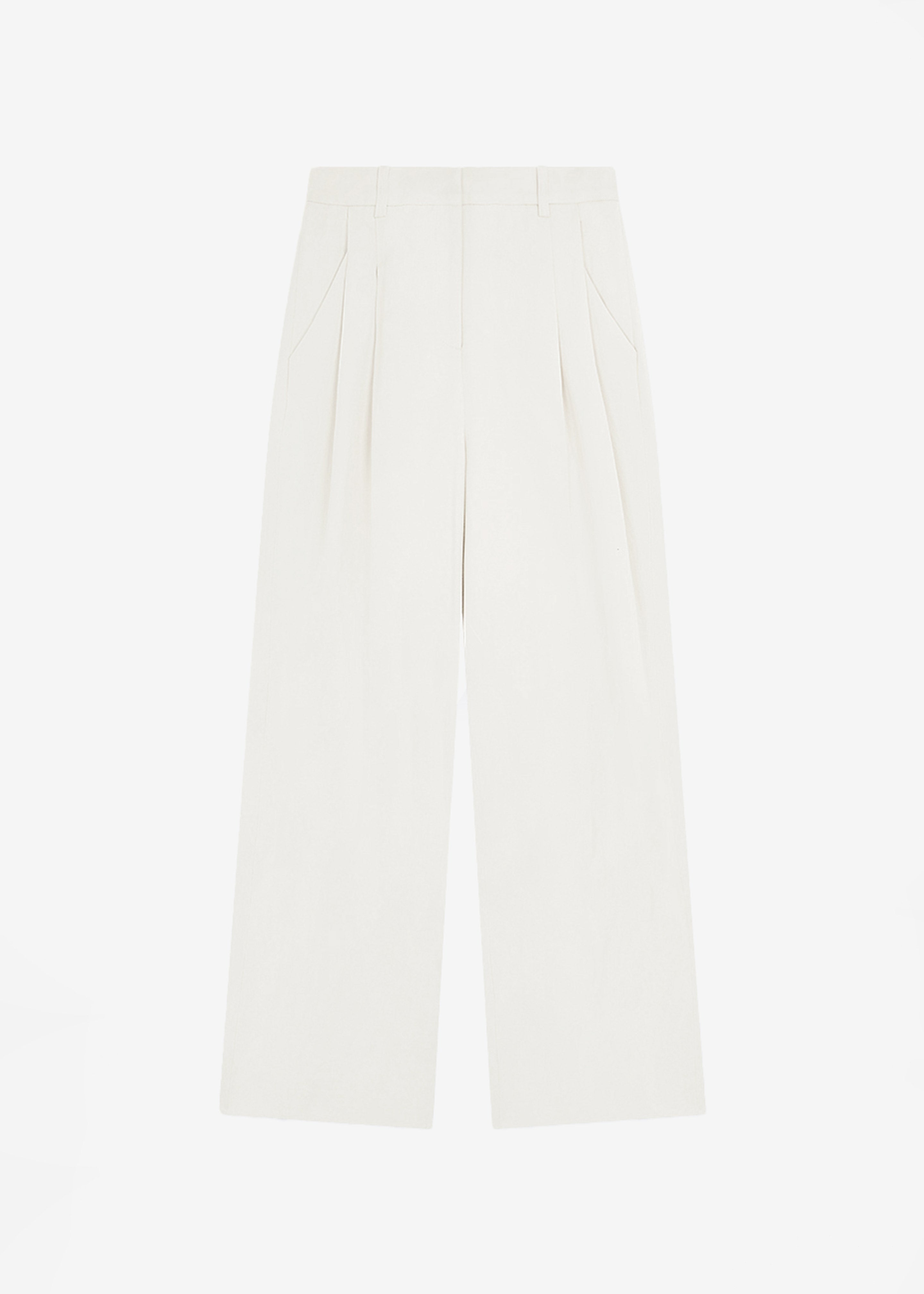 Loulou Studio Idai Pants - Frost Ivory - 8