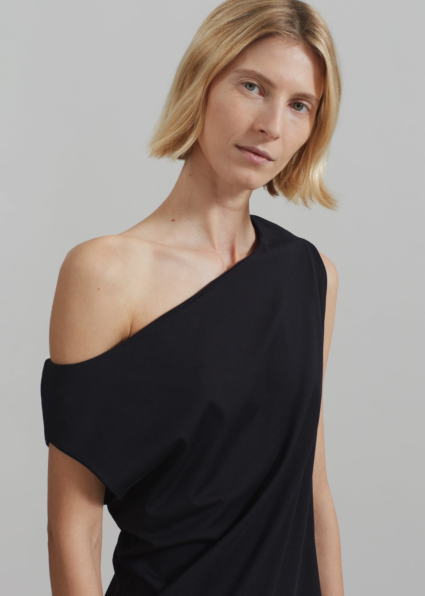 Loulou Studio Martial Off Shoulder Dress - Black - 1