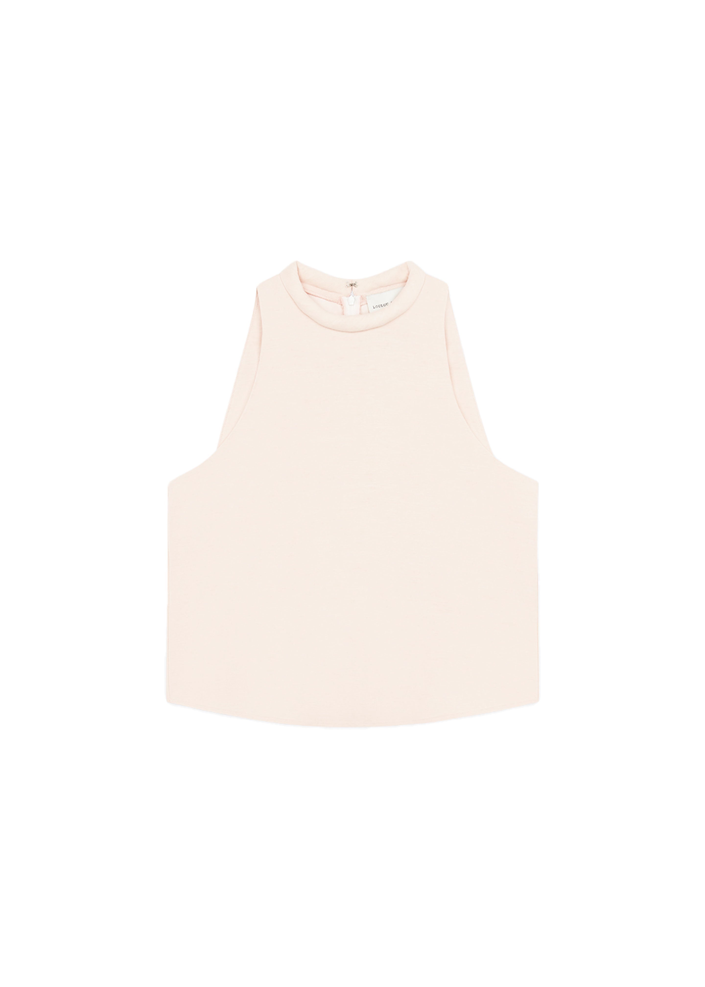 Loulou Studio Niron Mixed Linen Top - Cream Rose - 7