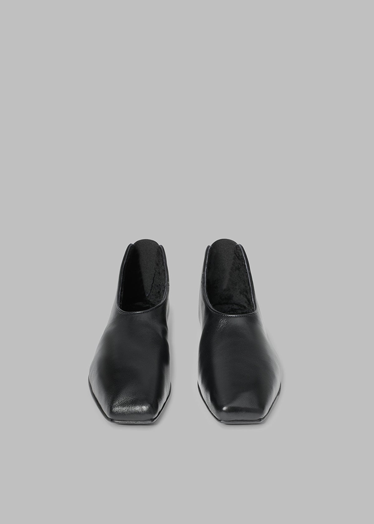 Loulou Studio Rachel Leather Slippers - Black - 2