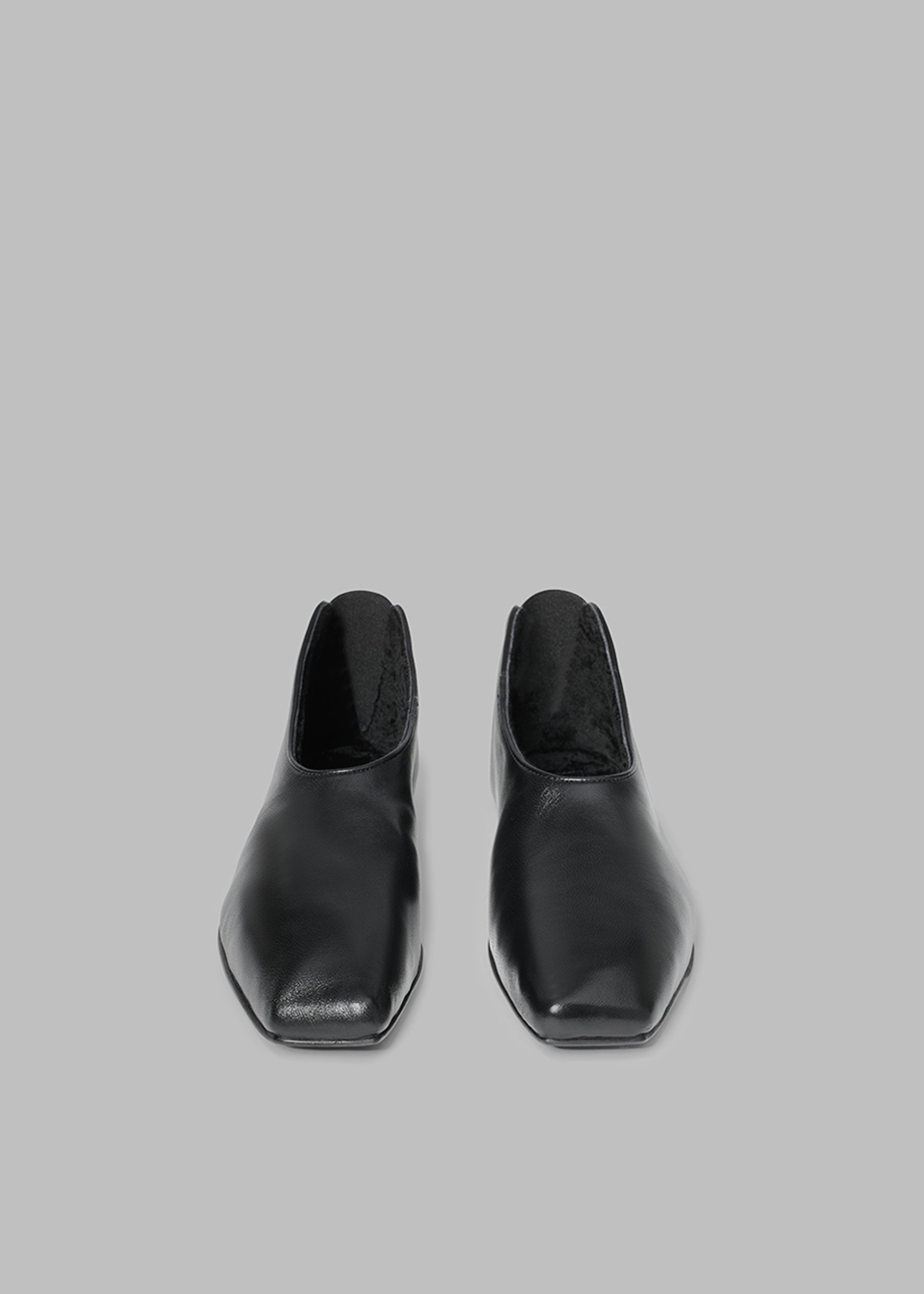 Loulou Studio Rachel Leather Slippers - Black - 2