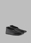 Loulou Studio Rachel Leather Slippers - Black