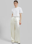 Loulou Studio Vione Pants - Soft Vanilla