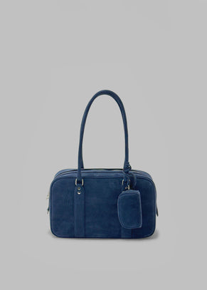 Low Classic Bookey Bag - Suede Blue