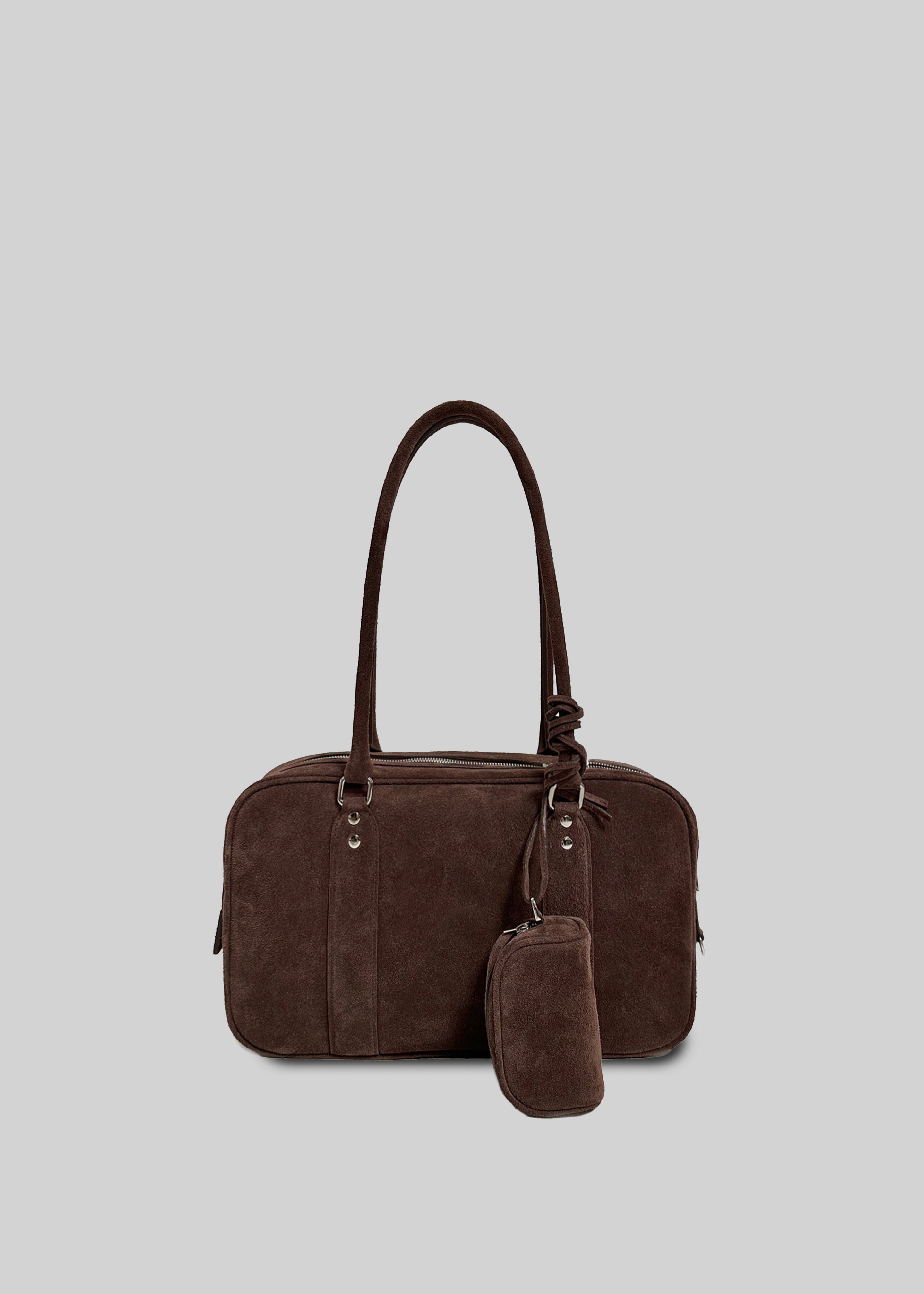 Low Classic Bookey Bag - Suede Brown - 1