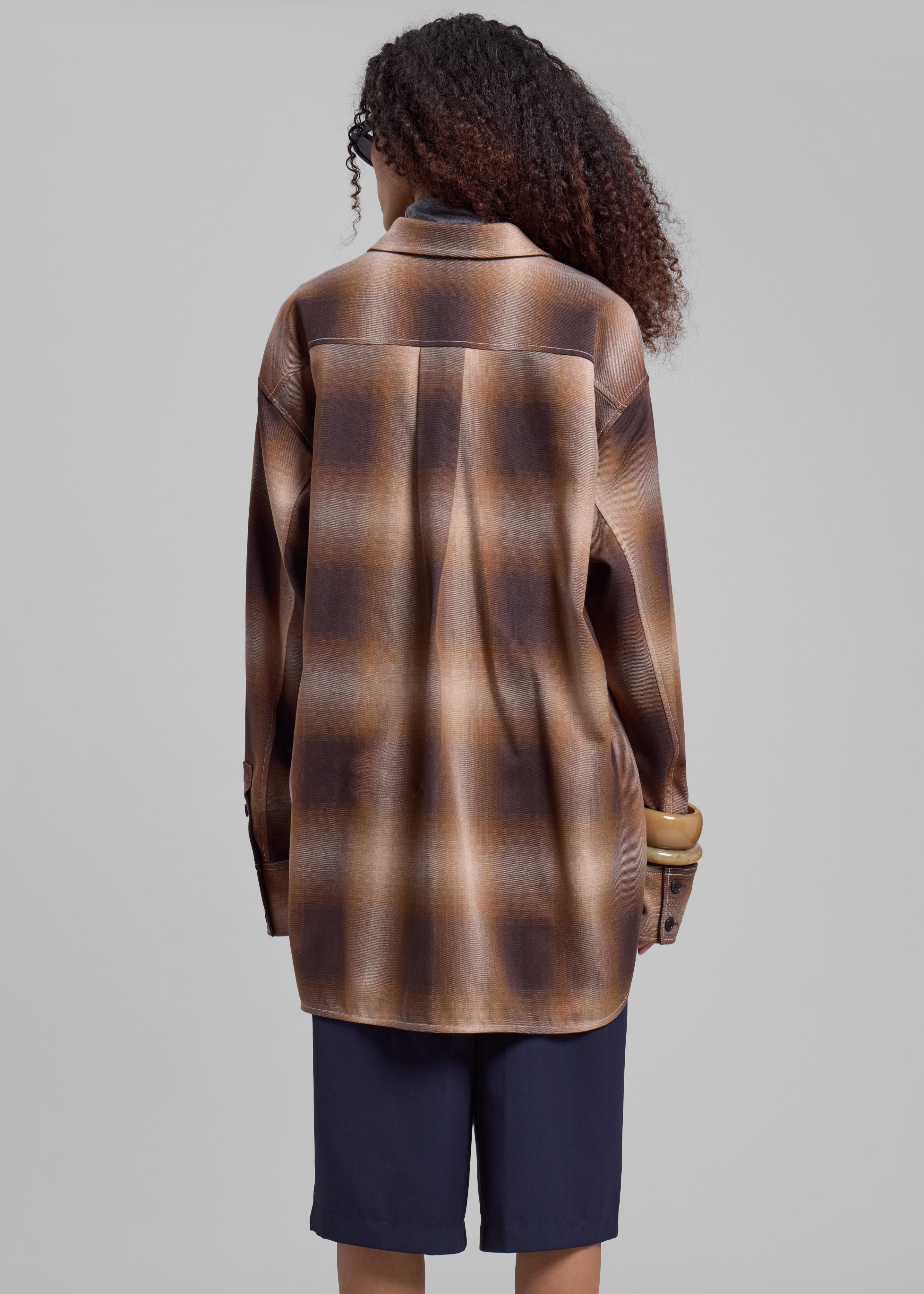 Low Classic Check Shirt - Brown - 8