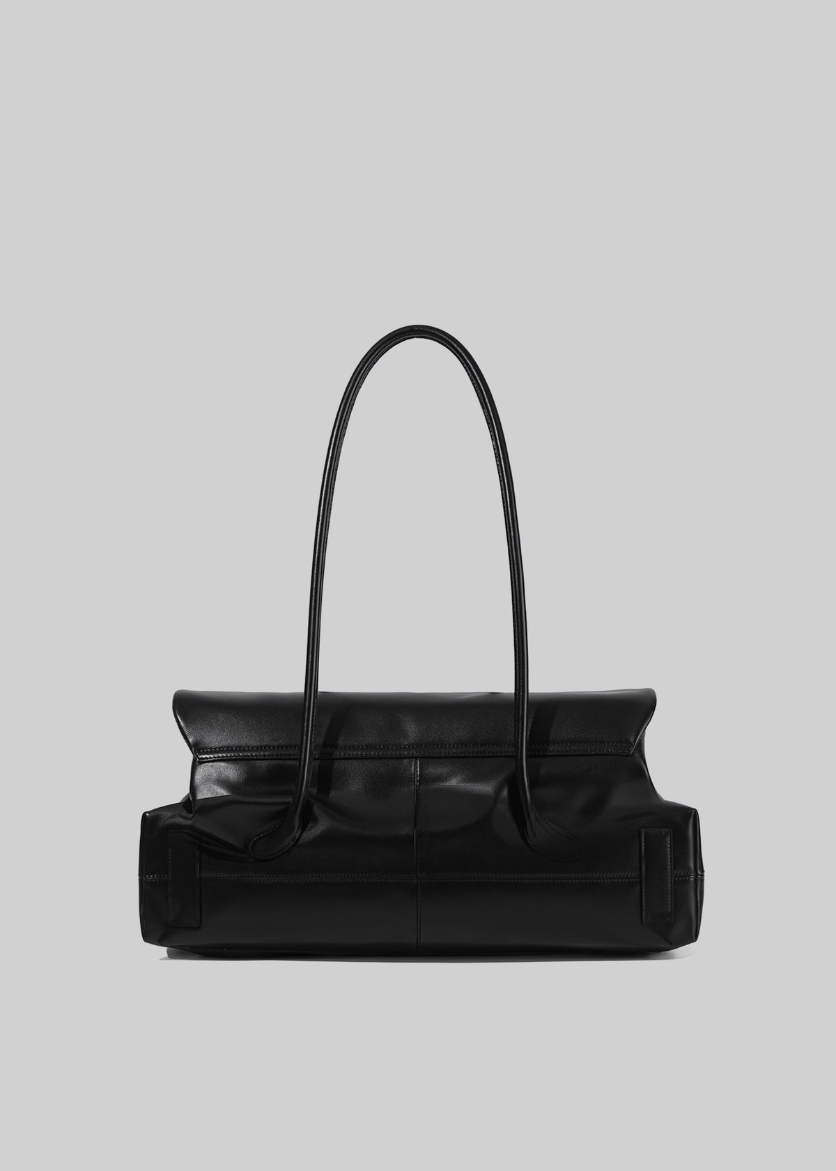 Low Classic Haricot Mini Flap Bag - Black