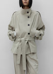 Low Classic Low Waisted Cotton Jacket - Beige