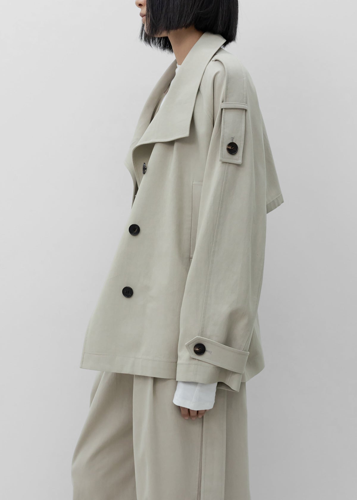 Low Classic Low Waisted Cotton Jacket - Beige