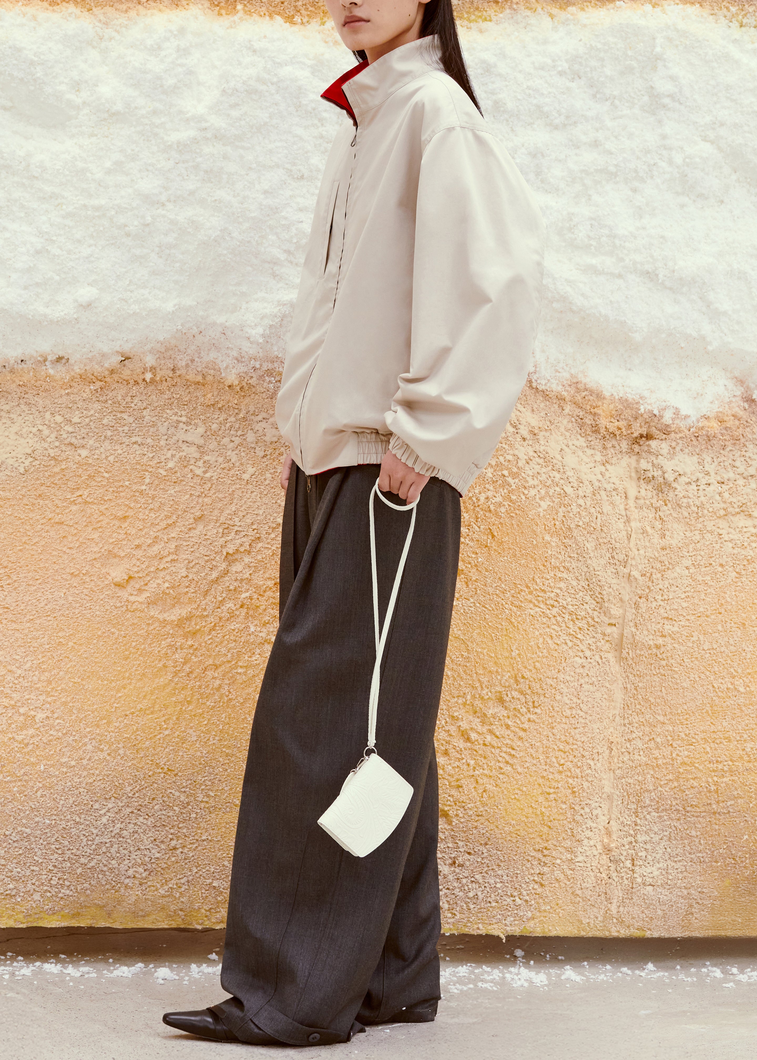 Low Classic Reversible Zip-Up Jumper - Red - 2