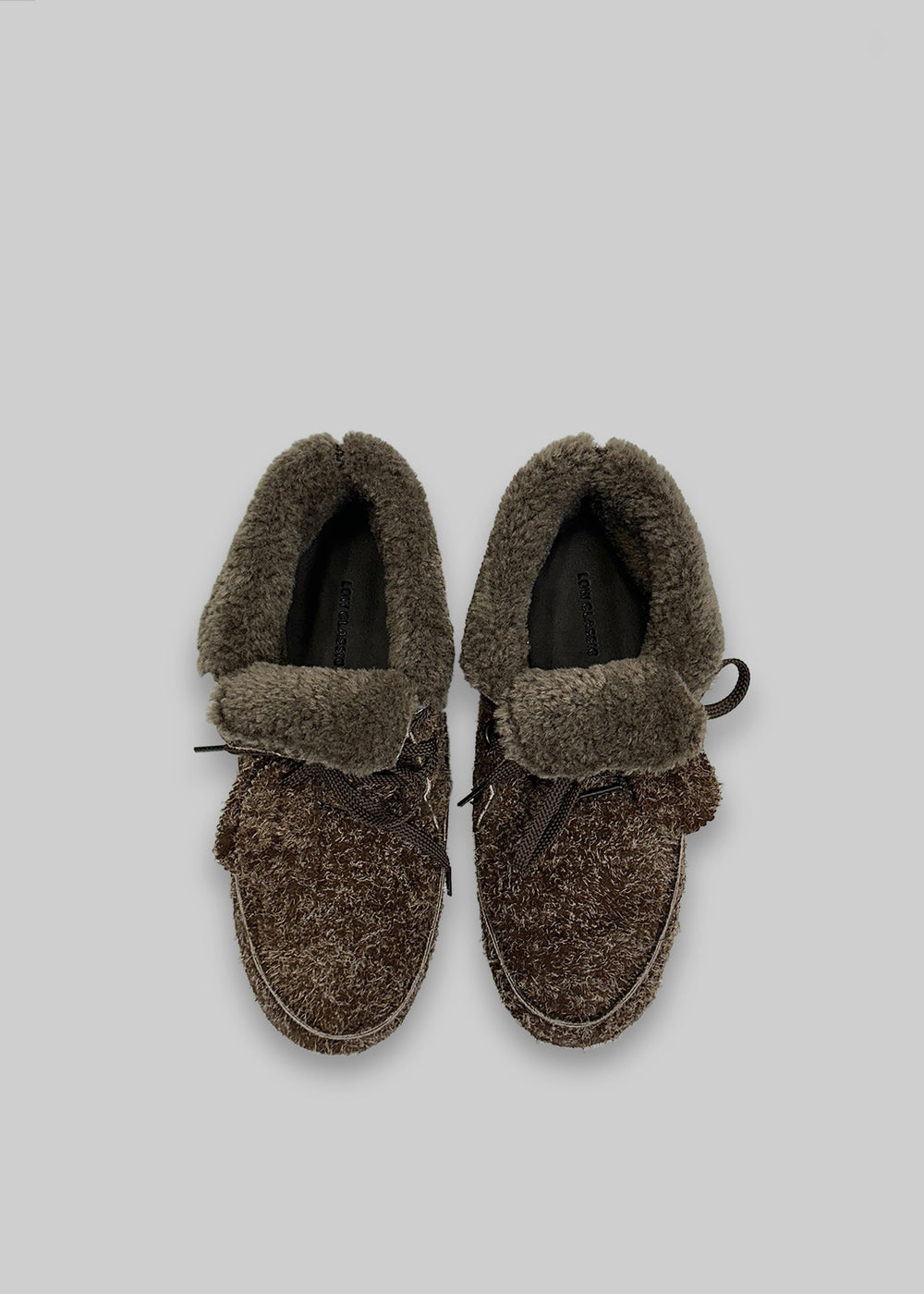 Low Classic Shearling Moccasin - Dark Brown - 1