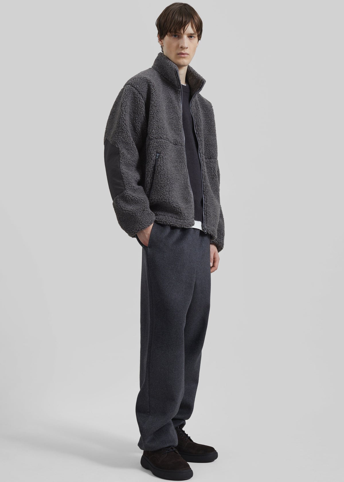 Lucan Fleece Jacket - Grey - 3