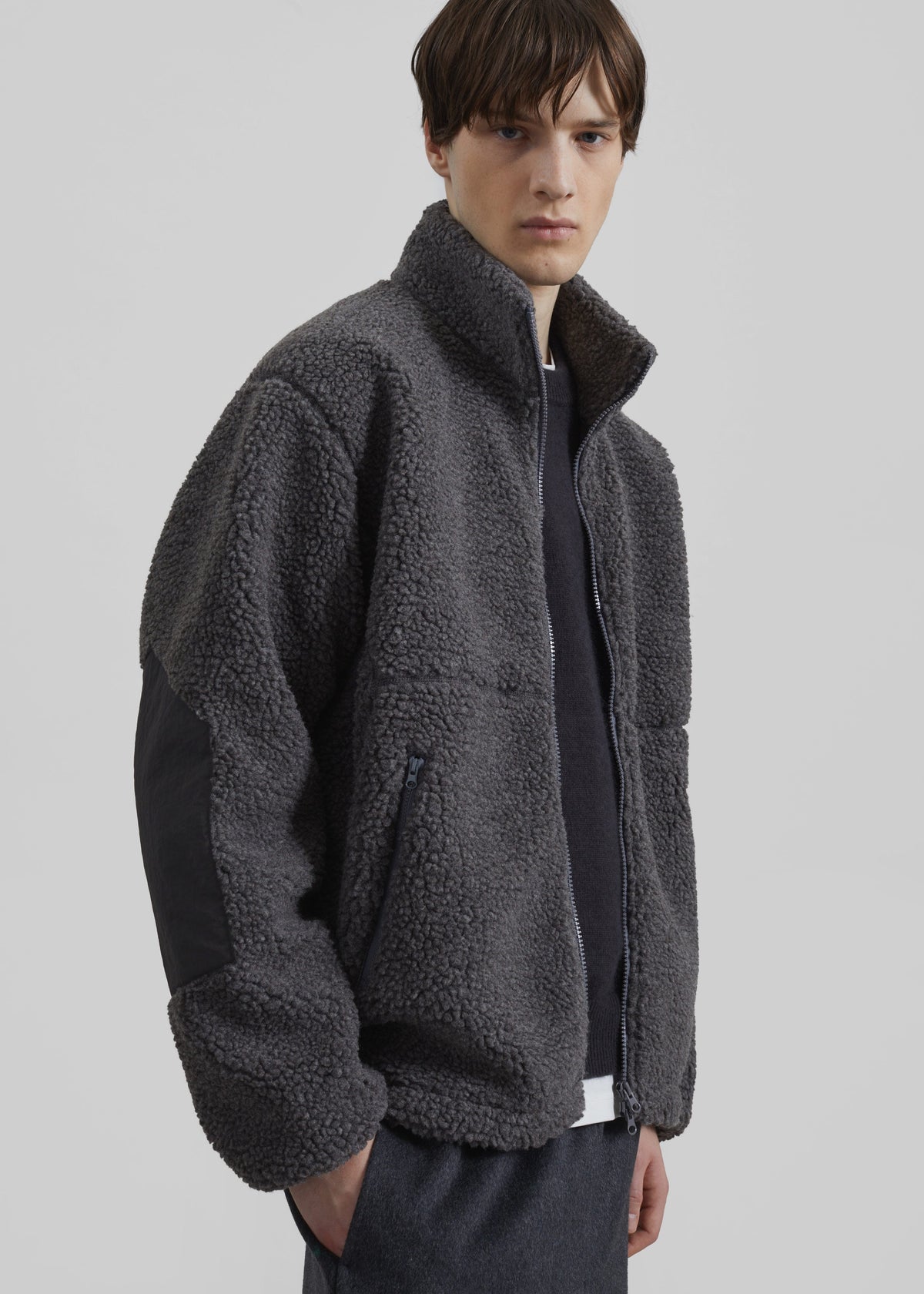 Lucan Fleece Jacket - Grey - 5