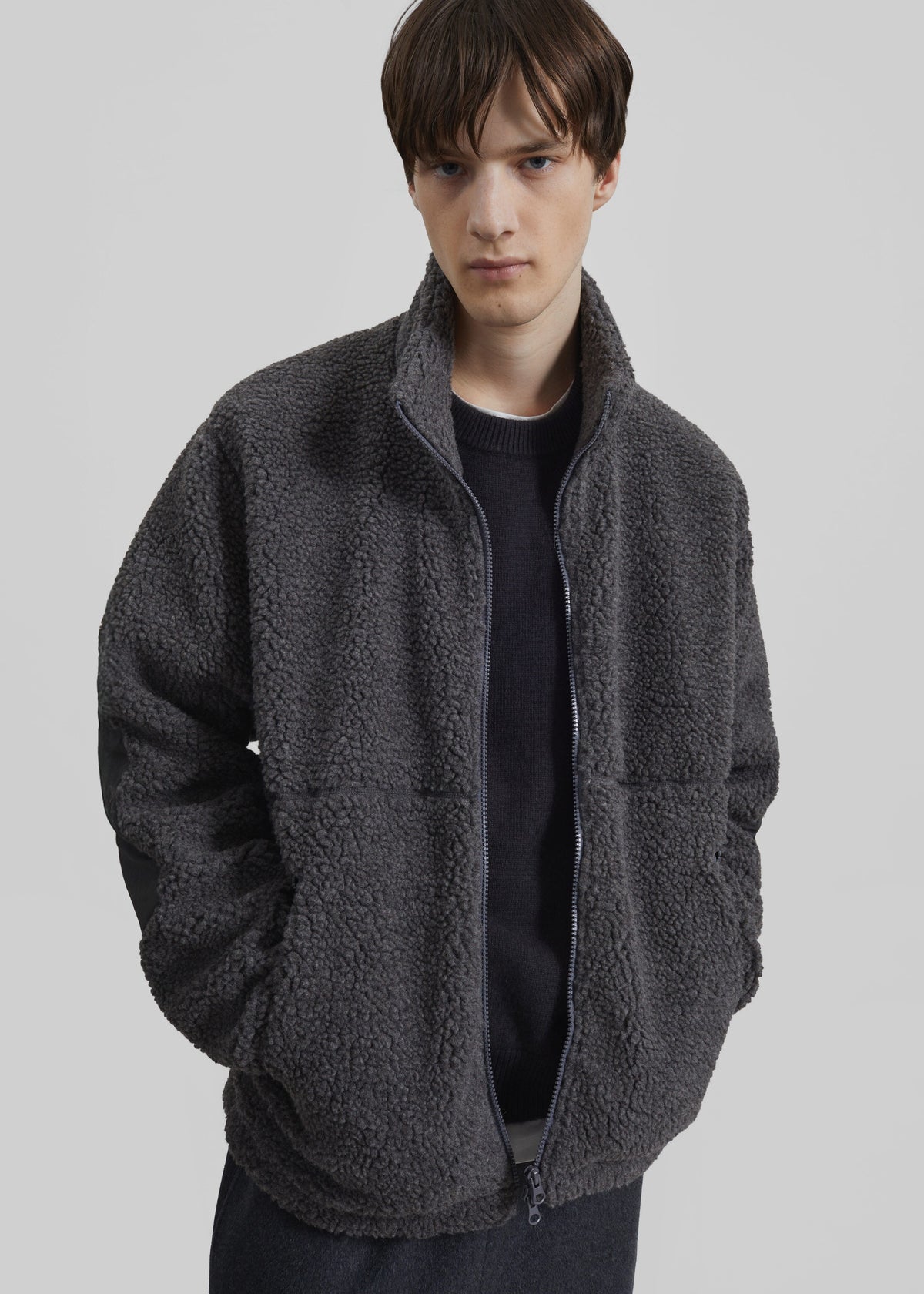 Lucan Fleece Jacket - Grey - 1