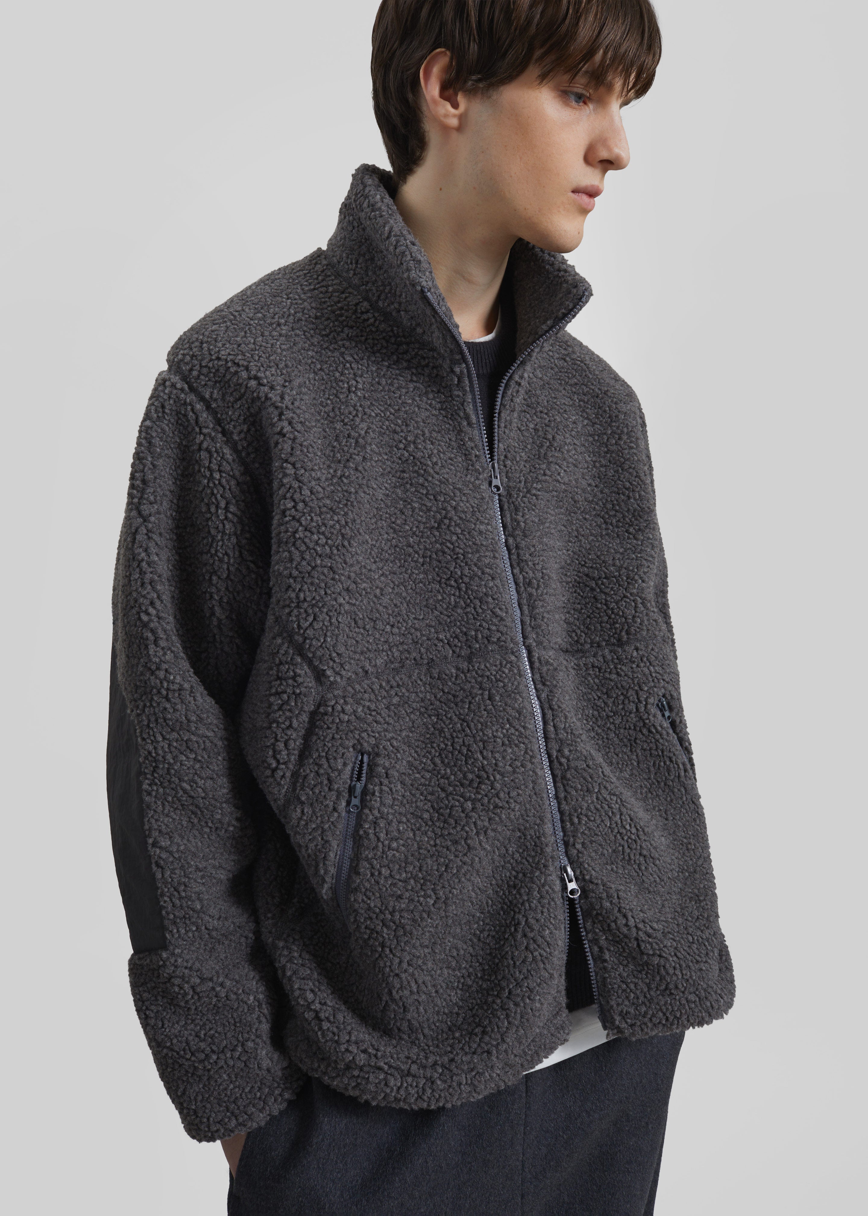 Lucan Fleece Jacket - Grey - 4