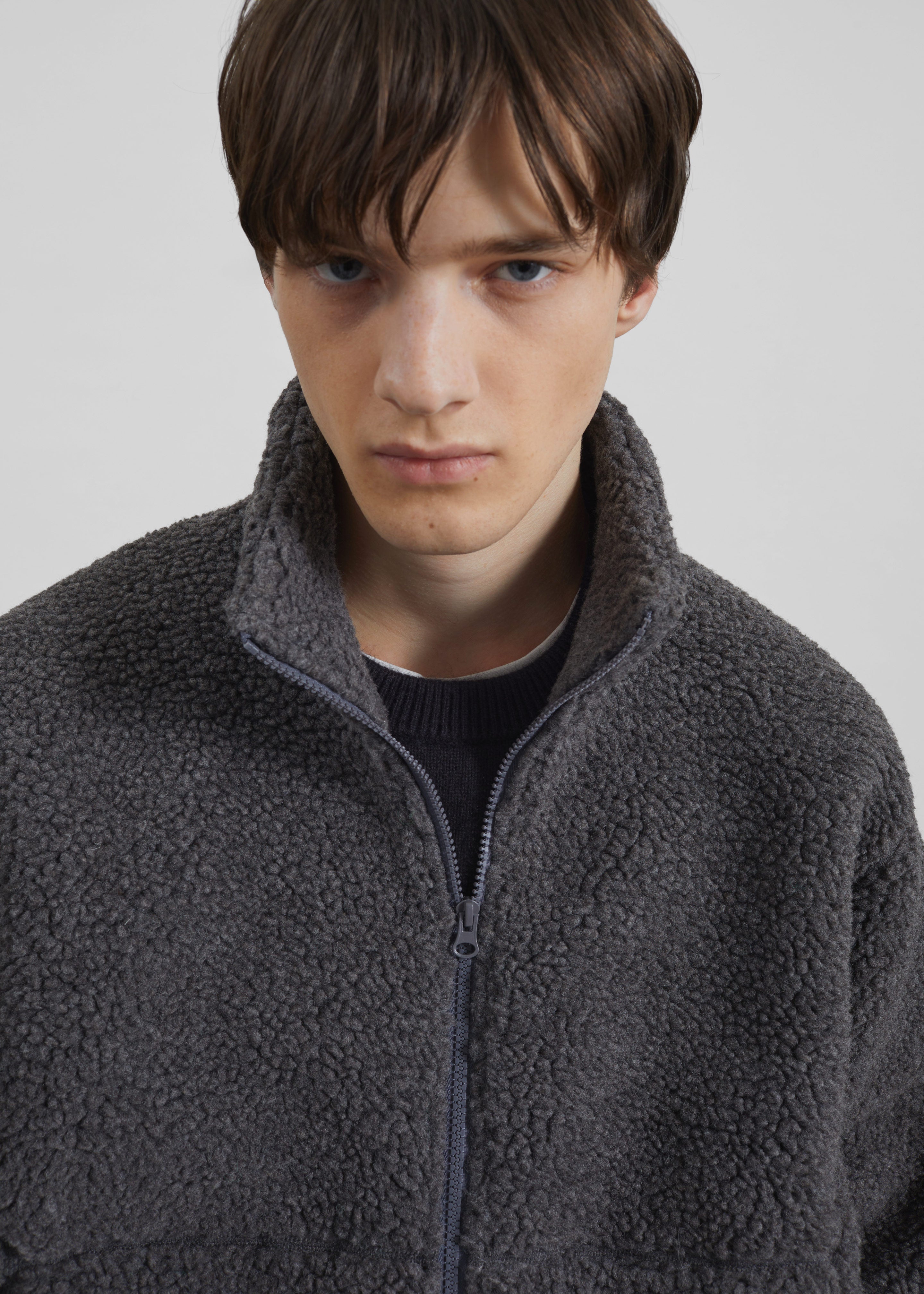 Lucan Fleece Jacket - Grey - 2