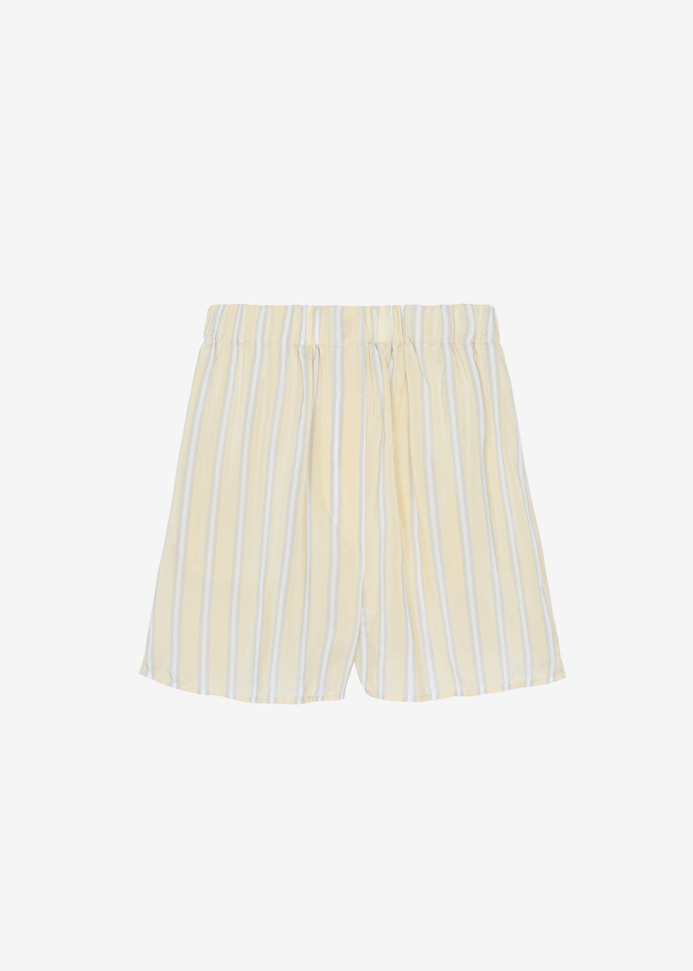 Lui Fluid Boxer Shorts - Yellow/White Stripe