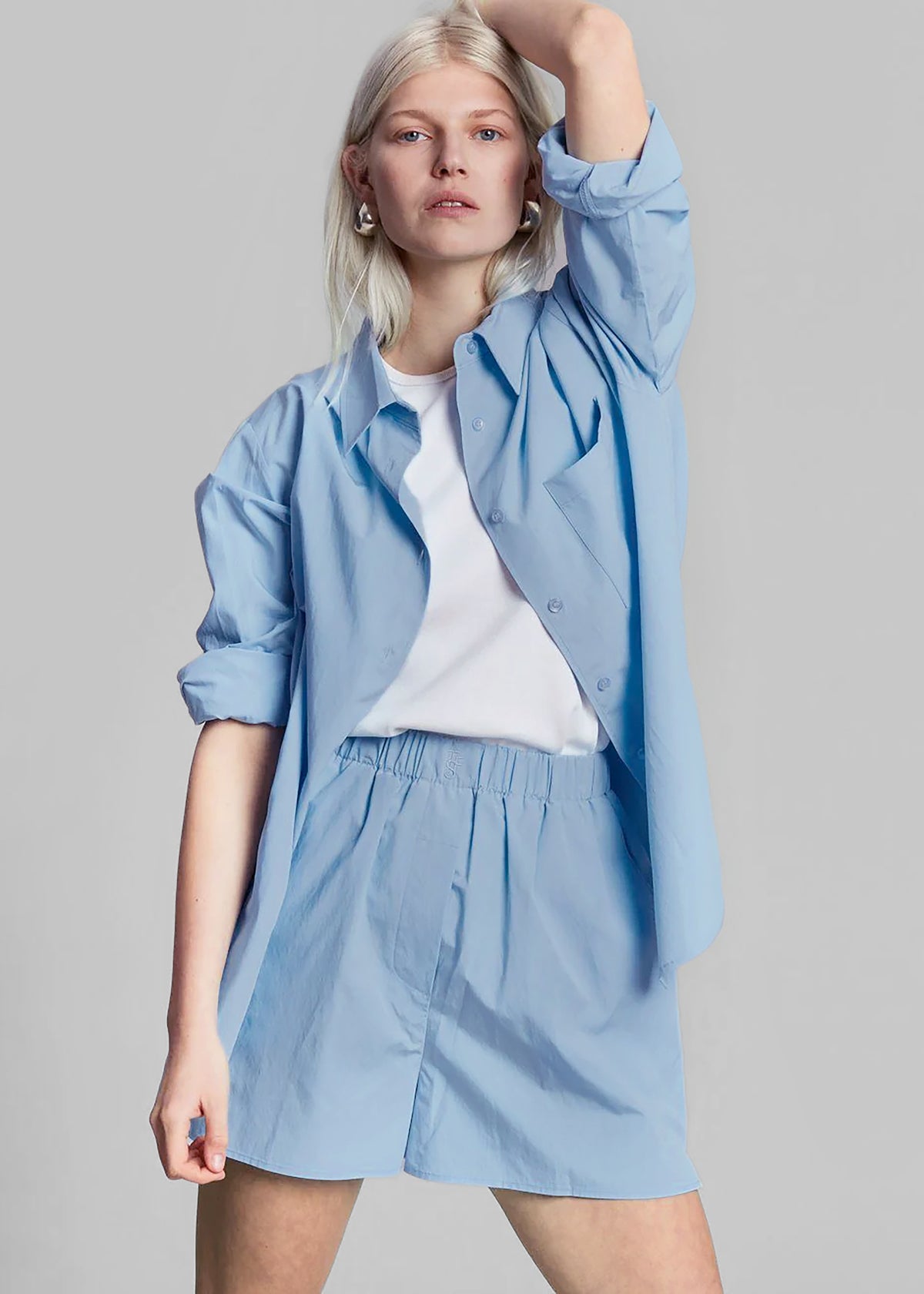 Lui Organic Cotton Shirt - Blue - 11