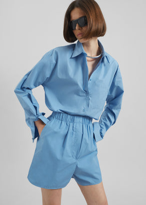 Lui Organic Cotton Boxer Short - Blue