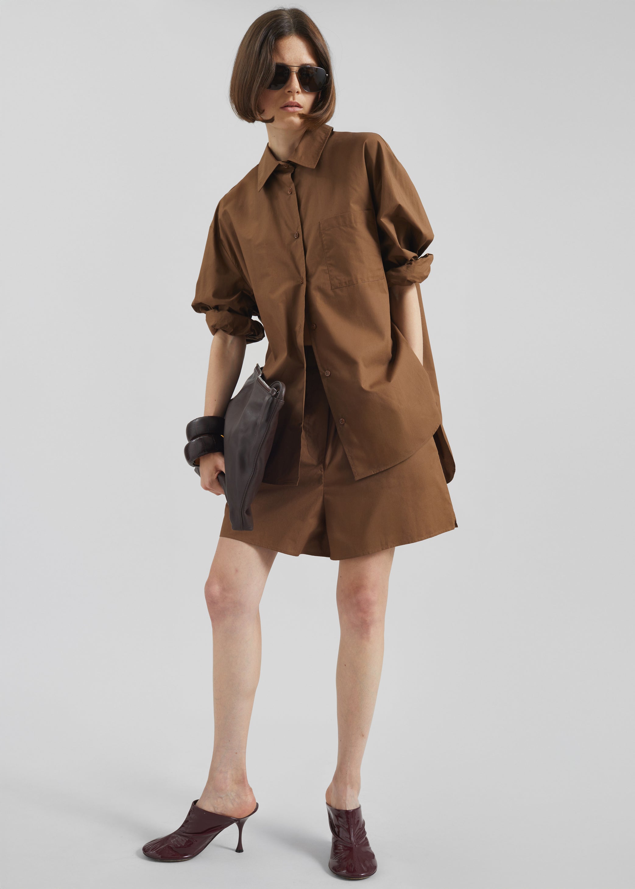 Shop the look image for Lui Organic Cotton Boxer Short - Chocolate