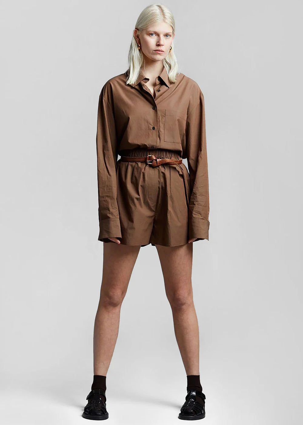 Lui Organic Cotton Boxer Short - Chocolate