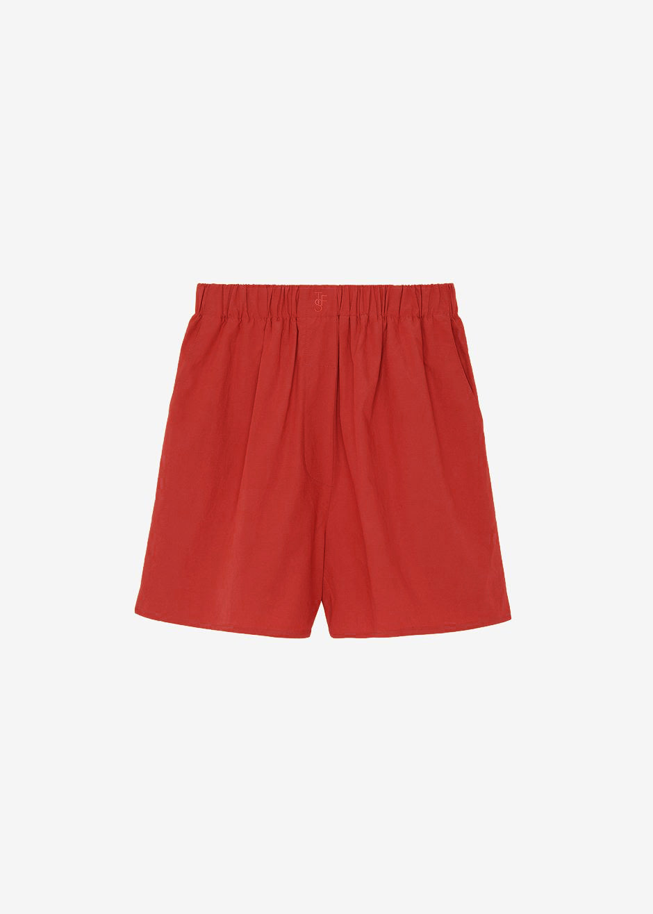 Lui Organic Cotton Boxer Shorts - Red