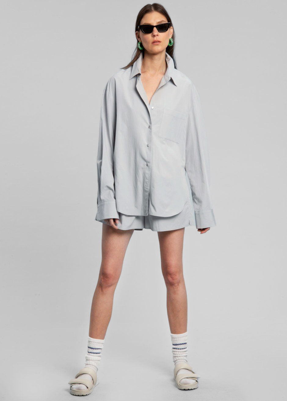 Lui Organic Cotton Shirt - Ice - 11