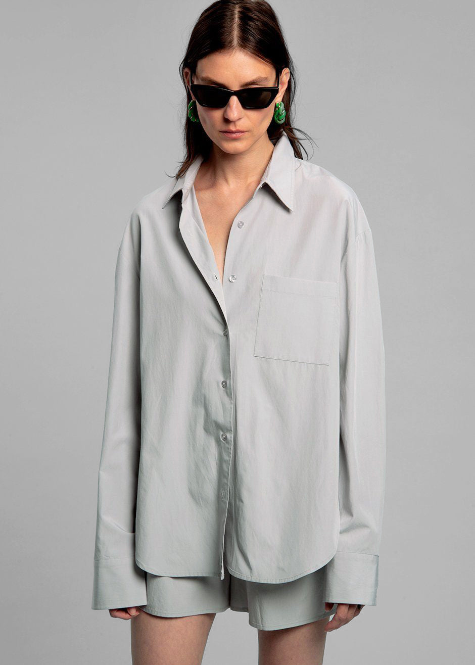 Lui Organic Cotton Shirt - Ice - 6