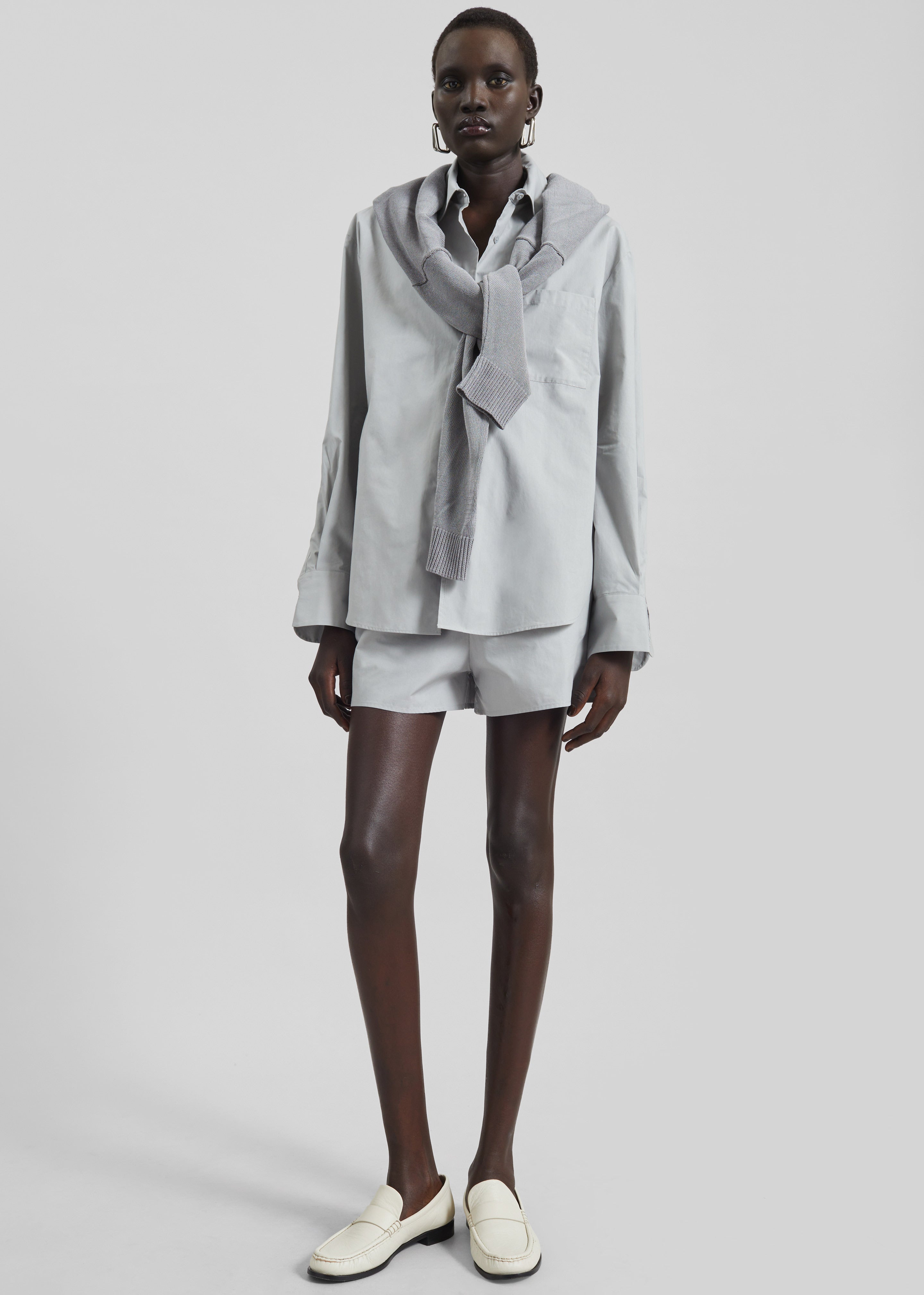 Lui Organic Cotton Shirt - Ice - 9