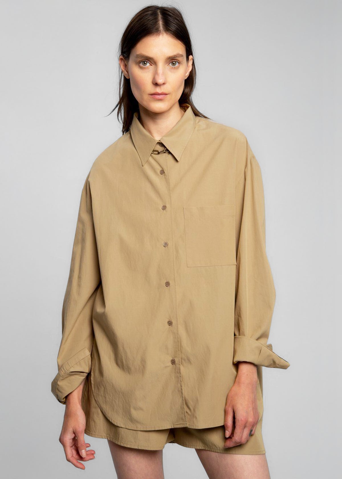 Lui Organic Cotton Shirt - Sahara - 9