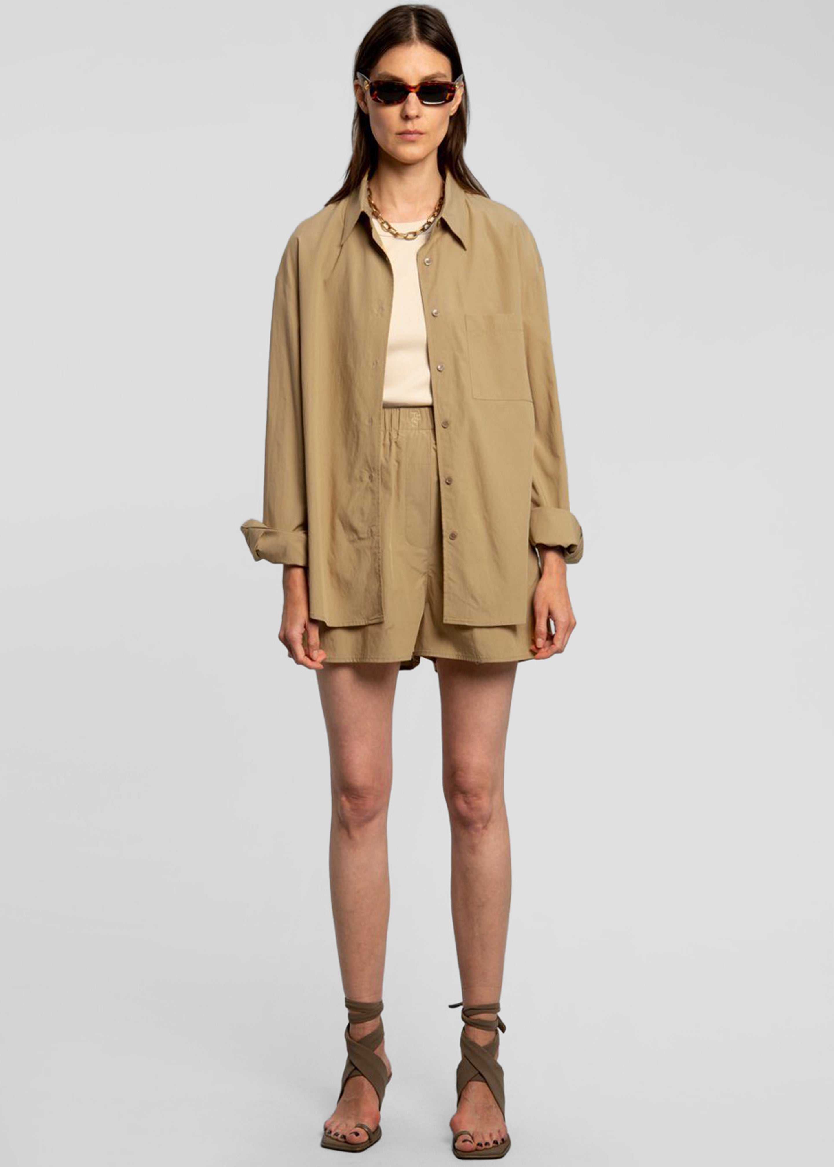 Lui Organic Cotton Shirt - Sahara - 8