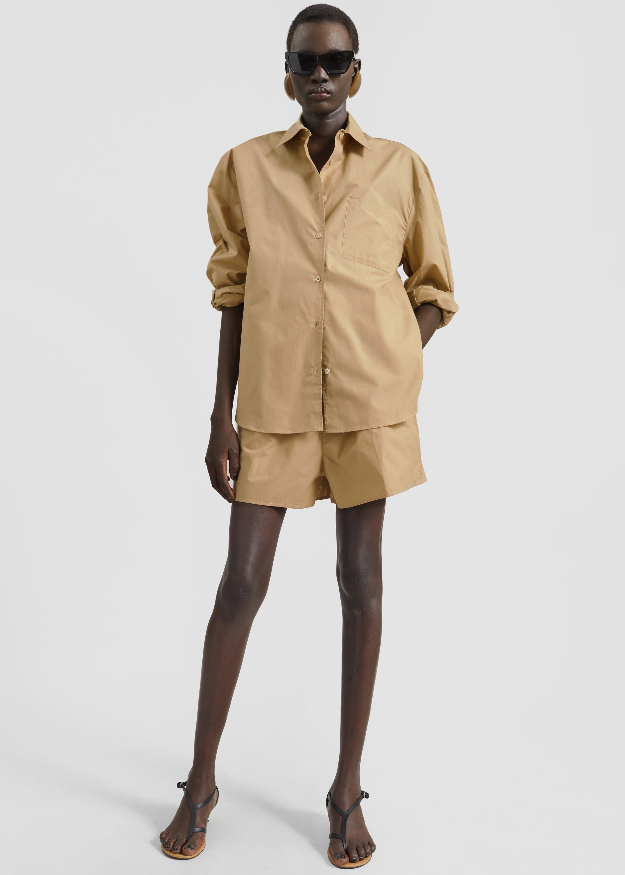 Shop the look image for Lui Organic Cotton Shirt - Sahara