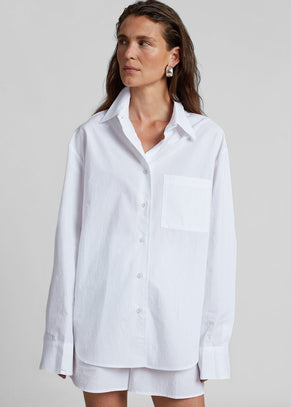 Lui Organic Cotton Shirt - White